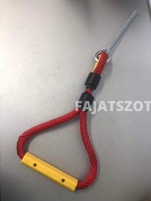 Acélbetétes kötélből gyűrű , kapaszkodó