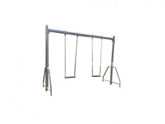 HI-117 Kétüléses hintaállvány lapülőkékkel 