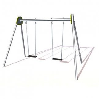 HI-111 Kétüléses fém hinta lapülőkékkel