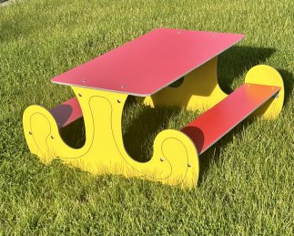 ÜL-1212 Gyerek asztal-paddal