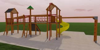 Liget játszóvár FJV-1006